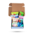 Kid's Box fioletowy. Zestaw na dzień dziecka.