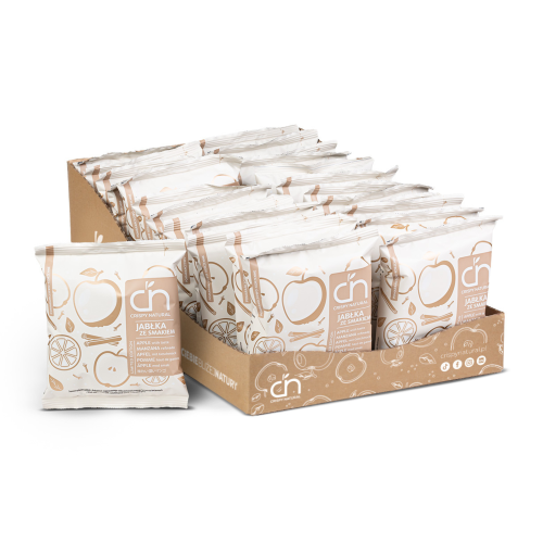 Jabłko ze smakiem pomarańczowo-korzennym - box 24 sztuki