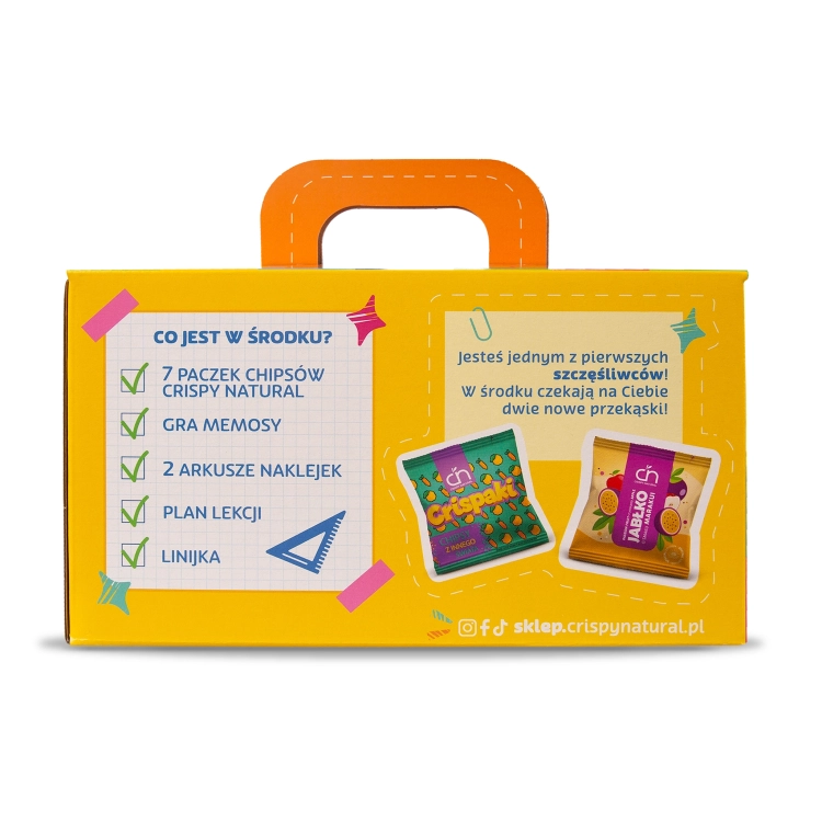 School Box - zestaw szkolny - box szkolny - tył