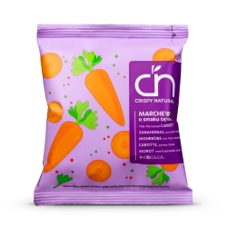 Marchew o smaku tajskim - Suszone chipsy z marchwi
