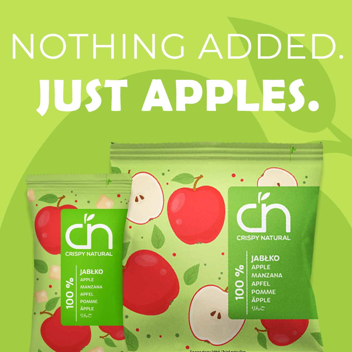 Nothing added. Just Apples